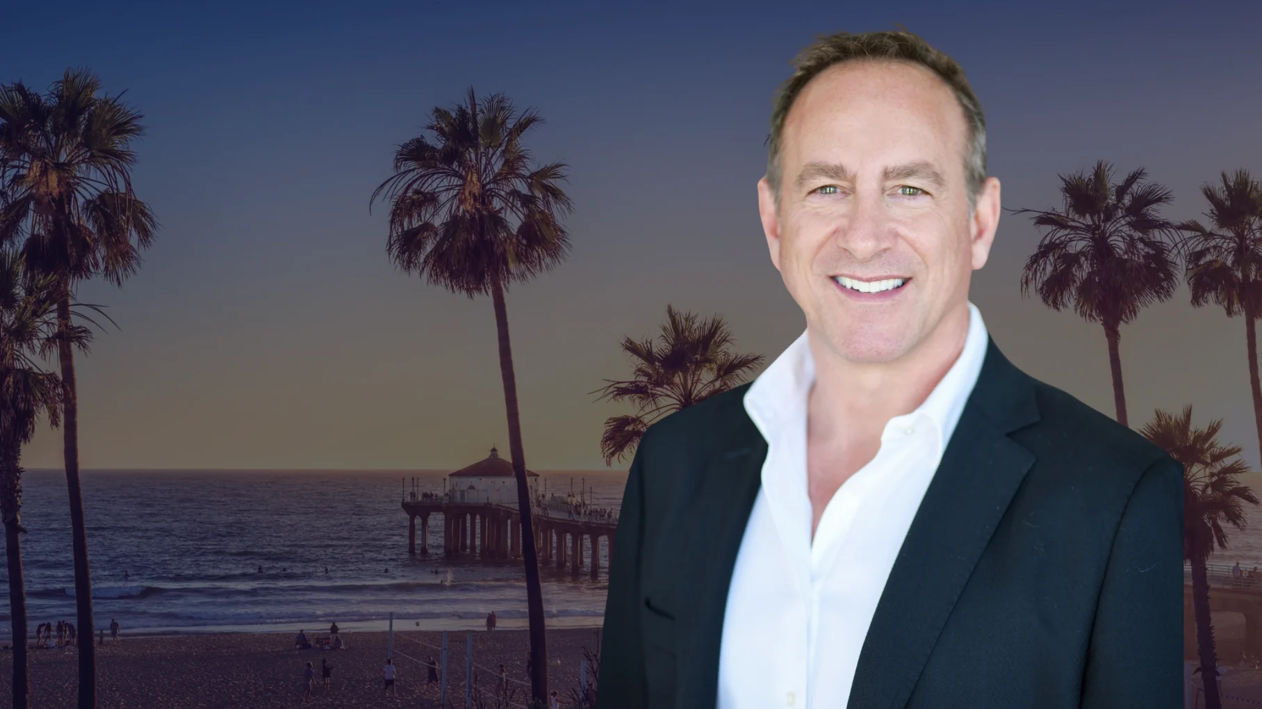 Ed Kaminsky at the Manhattan Beach pier